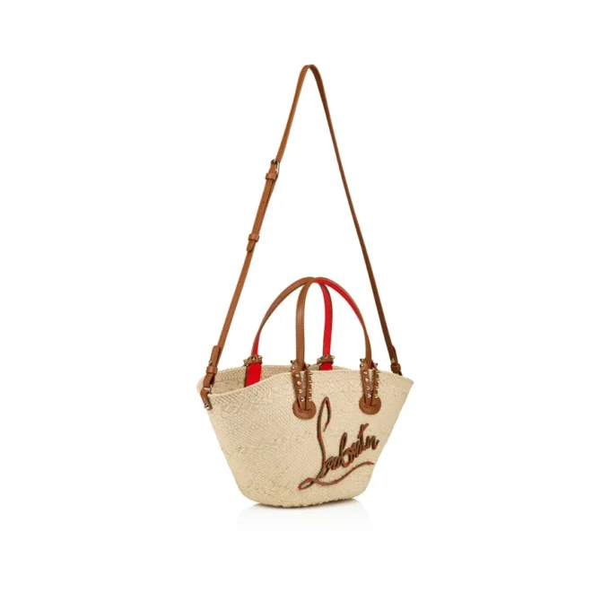 Cabata Mini – Borsa Tote – Rafia e pelle di vitello – Naturale Cabata Mini – Borsa Tote – Rafia e pelle di vitello – Naturale