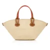 Cabata Mini – Borsa Tote – Rafia e pelle di vitello – Naturale Cabata Mini – Borsa Tote – Rafia e pelle di vitello – Naturale