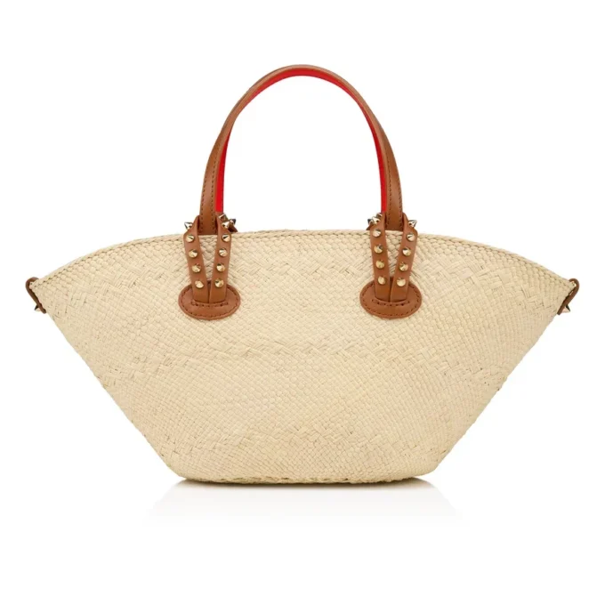 Cabata Mini – Borsa Tote – Rafia e pelle di vitello – Naturale Cabata Mini – Borsa Tote – Rafia e pelle di vitello – Naturale