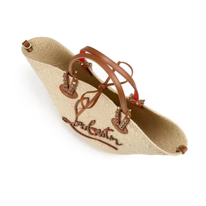 Cabata Mini – Borsa Tote – Rafia e pelle di vitello – Naturale Cabata Mini – Borsa Tote – Rafia e pelle di vitello – Naturale