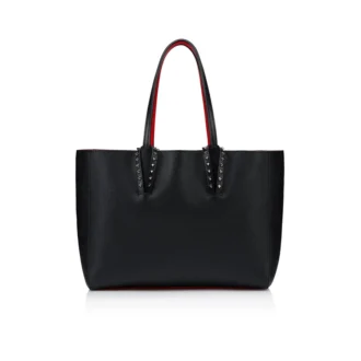 Cabata Small – Borsa Tote – Pelle di vitello e borchie – Nero