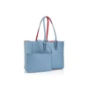 Cabata Small – Borsa Tote – Pelle di vitello martellata – Ceruleo Cabata Small – Borsa Tote – Pelle di vitello martellata – Ceruleo