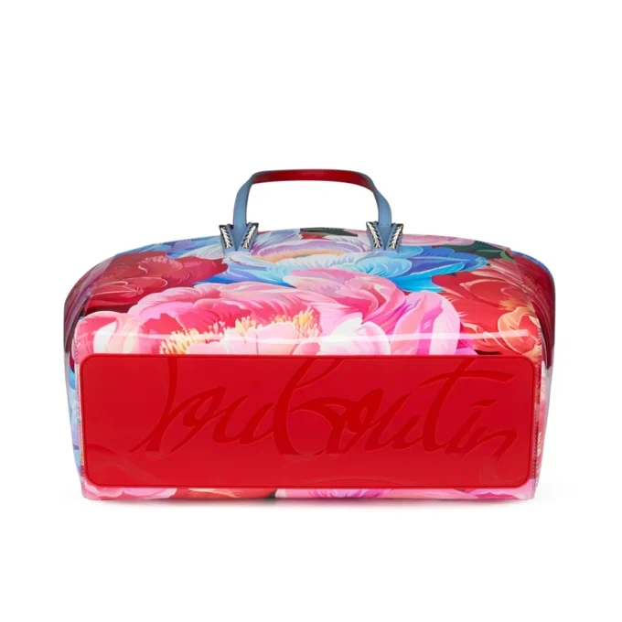 Cabata Small – Borsa Tote – Pelle di vitello verniciata con stampa Peonies – Multicolore Cabata Small – Borsa Tote – Pelle di vitello verniciata con stampa Peonies – Multicolore