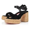 Calakala – Espadrillas da 85 mm – Pelle scamosciata e pelle di vitello – Nero – Donna Calakala – Espadrillas da 85 mm – Pelle scamosciata e pelle di vitello – Nero – Donna