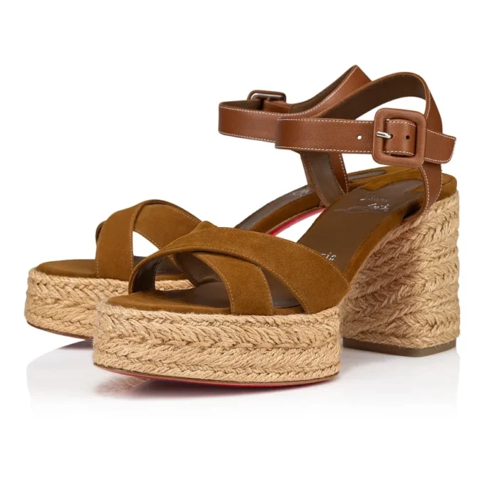 Calakala – Espadrillas da 85 mm – Pelle scamosciata e pelle di vitello – Rhea – Donna Calakala – Espadrillas da 85 mm – Pelle scamosciata e pelle di vitello – Rhea – Donna