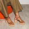 Calakala – Espadrillas da 85 mm – Pelle scamosciata e pelle di vitello – Rhea – Donna Calakala – Espadrillas da 85 mm – Pelle scamosciata e pelle di vitello – Rhea – Donna
