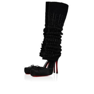 Cassia Annmac – Décolleté da 100 mm – Raso crepe e rete – Nero – Donna Cassia Annmac – Décolleté da 100 mm – Raso crepe e rete – Nero – Donna