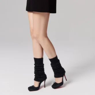 Cassia Annmac – Décolleté da 100 mm – Raso crepe e rete – Nero – Donna Cassia Annmac – Décolleté da 100 mm – Raso crepe e rete – Nero – Donna