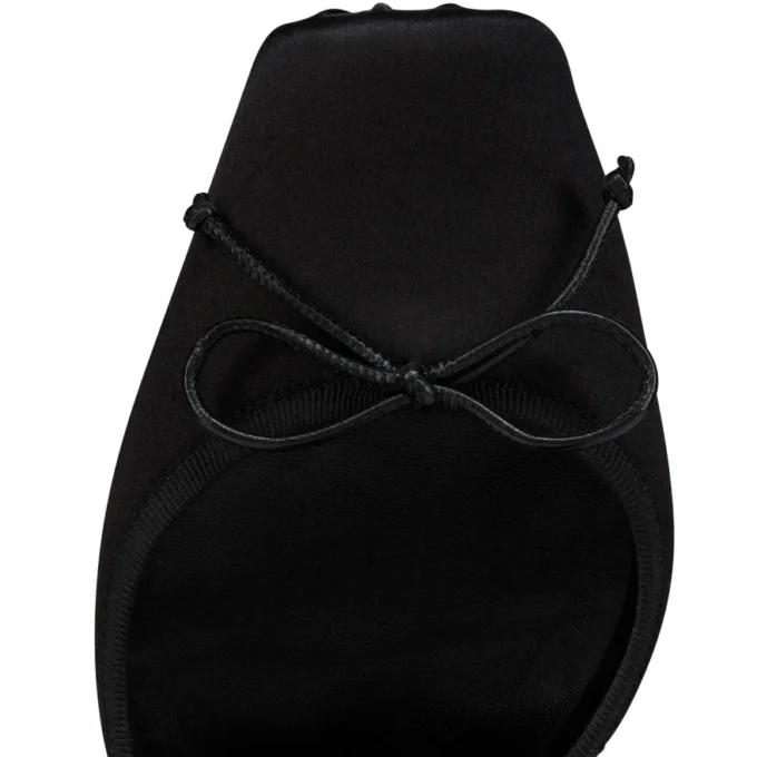 Cassia Annmac – Décolleté da 100 mm – Raso crepe e rete – Nero – Donna Cassia Annmac – Décolleté da 100 mm – Raso crepe e rete – Nero – Donna