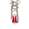 Cassia Lace up – Décolleté con cinturini da 100 mm – Pelle di agnello nappa laminata – Argento – Donna Cassia Lace up – Décolleté con cinturini da 100 mm – Pelle di agnello nappa laminata – Argento – Donna