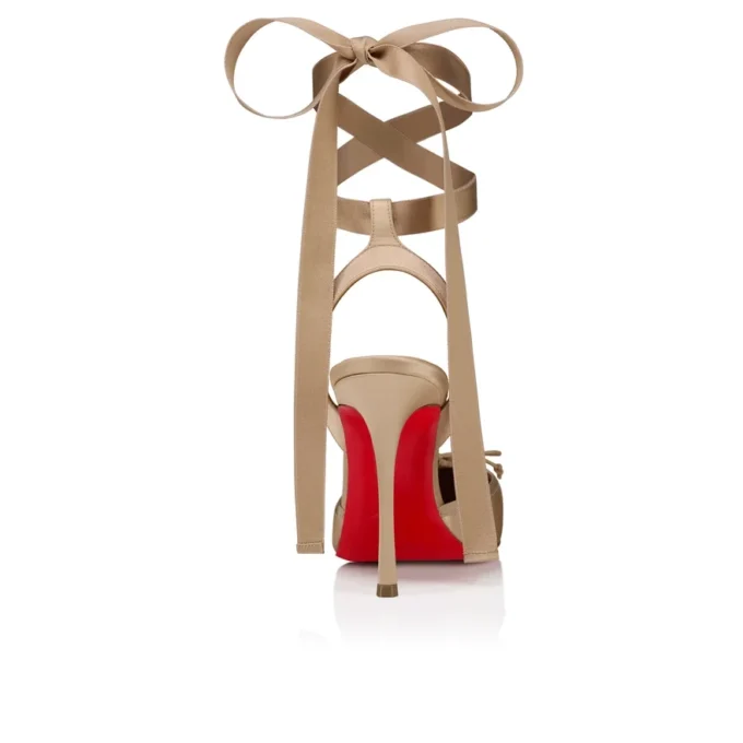 Cassia Lace up – Décolleté con cinturini da 100 mm – Raso crêpe – Nude 1 – Donna Cassia Lace up – Décolleté con cinturini da 100 mm – Raso crêpe – Nude 1 – Donna