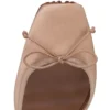 Cassia Lace up – Décolleté con cinturini da 100 mm – Raso crêpe – Nude 2 – Donna