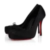 Cassia Nodo – Décolleté 100 mm – Raso crepe – Nero – Donna Cassia Nodo – Décolleté 100 mm – Raso crepe – Nero – Donna