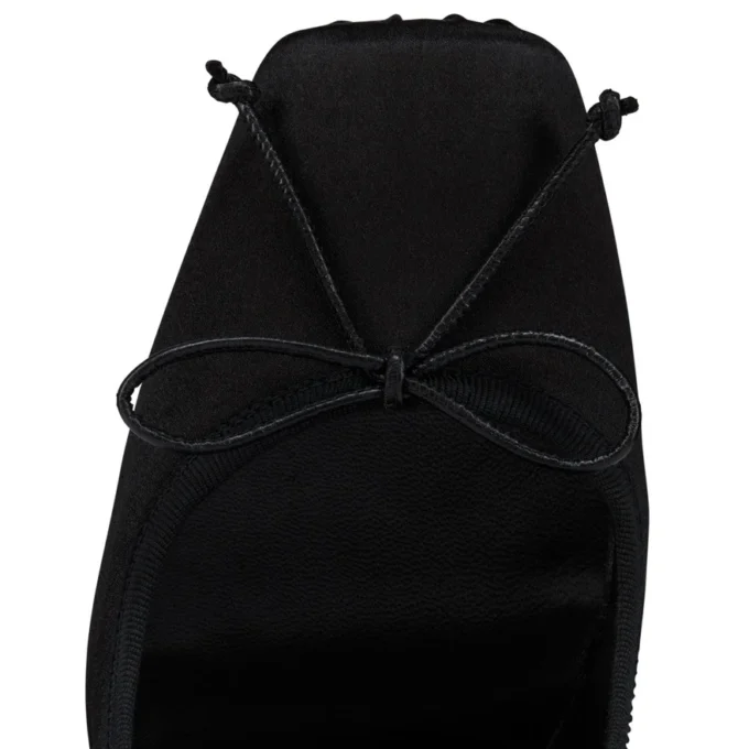 Cassia Nodo – Décolleté 100 mm – Raso crepe – Nero – Donna Cassia Nodo – Décolleté 100 mm – Raso crepe – Nero – Donna