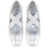 Cassiasticina – Ballerine – Pelle di agnello nappa laminata – Argento – Donna Cassiasticina – Ballerine – Pelle di agnello nappa laminata – Argento – Donna