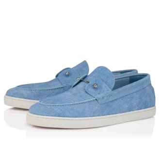 Chambeliboat – Scarpe da barca – Pelle di vitello rovesciata – Ceruleo – Uomo Chambeliboat – Scarpe da barca – Pelle di vitello rovesciata – Ceruleo – Uomo