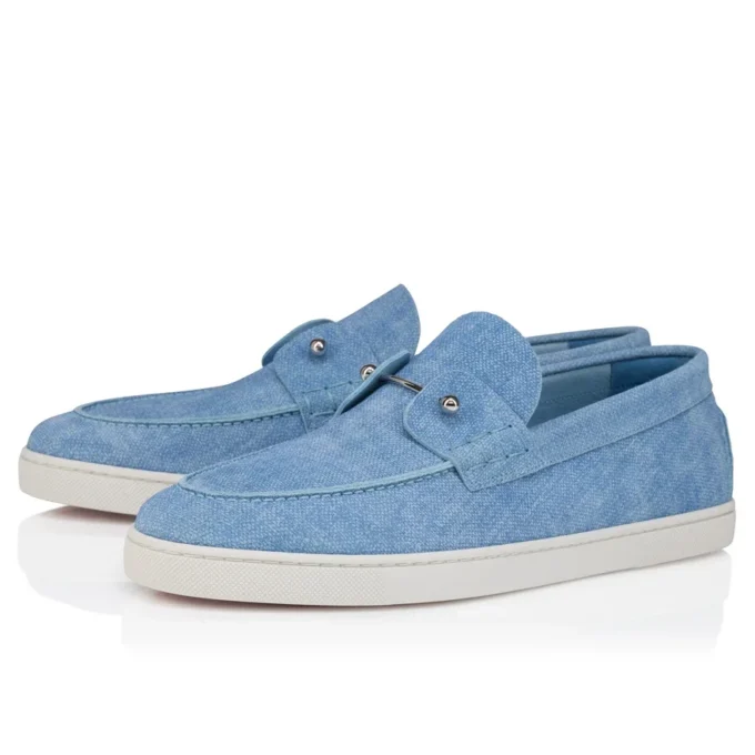 Chambeliboat – Scarpe da barca – Pelle di vitello rovesciata – Ceruleo – Uomo