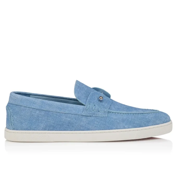Chambeliboat – Scarpe da barca – Pelle di vitello rovesciata – Ceruleo – Uomo