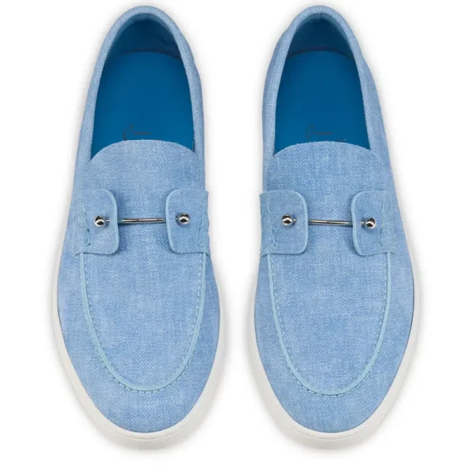 Chambeliboat – Scarpe da barca – Pelle di vitello rovesciata – Ceruleo – Uomo