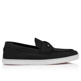 Chambeliboat – Scarpe da barca – Pelle nabuk rovesciata – Nero – Uomo Chambeliboat – Scarpe da barca – Pelle nabuk rovesciata – Nero – Uomo