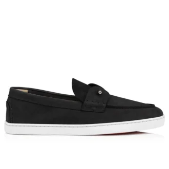 Chambeliboat – Scarpe da barca – Pelle nabuk rovesciata – Nero – Uomo Chambeliboat – Scarpe da barca – Pelle nabuk rovesciata – Nero – Uomo