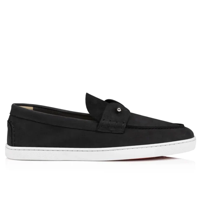 Chambeliboat – Scarpe da barca – Pelle nabuk rovesciata – Nero – Uomo Chambeliboat – Scarpe da barca – Pelle nabuk rovesciata – Nero – Uomo