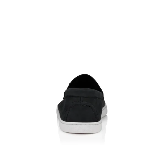 Chambeliboat – Scarpe da barca – Pelle nabuk rovesciata – Nero – Uomo