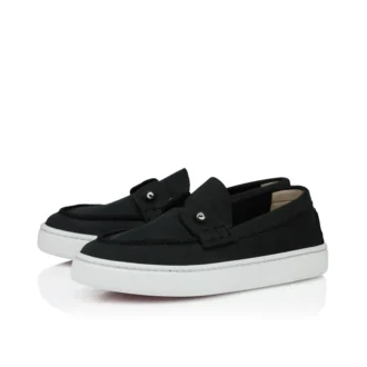 Chambelikid – Scarpe da barca – Pelle nabuk – Nero – Bambini