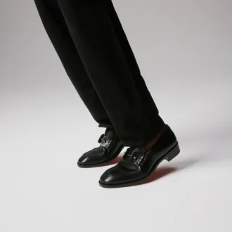 Chambelimoc – Mocassini – Pelle di vitello – Nero – Uomo