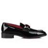 Chambelimoc Night Strass – Mocassini – Pelle di vitello verniciata – Nero – Uomo