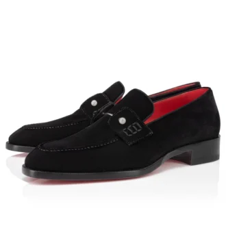 Chambelimoc Night Strass – Mocassini – Velluto – Nero – Uomo