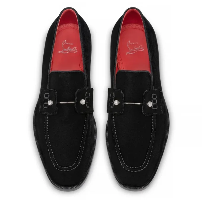 Chambelimoc Night Strass – Mocassini – Velluto – Nero – Uomo Chambelimoc Night Strass – Mocassini – Velluto – Nero – Uomo