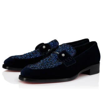 Chambelimoc Perla Night Strass – Mocassini – Velluto e strass – Last Night – Uomo