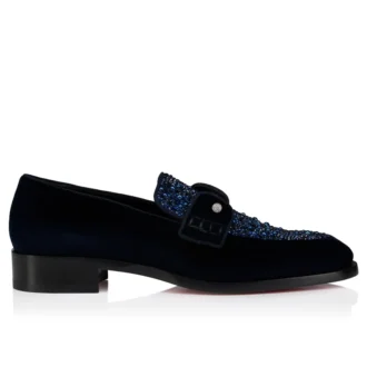 Chambelimoc Perla Night Strass – Mocassini – Velluto e strass – Last Night – Uomo