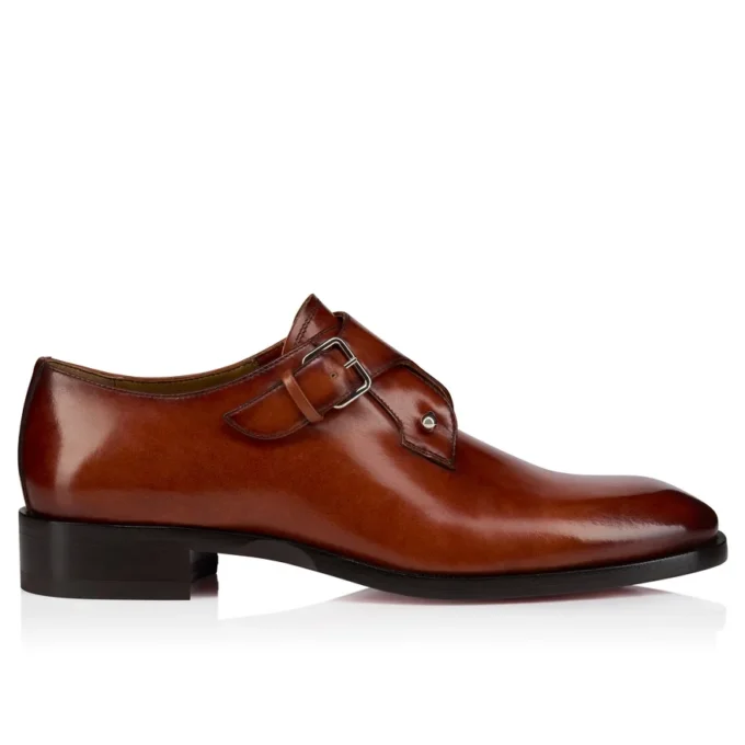 Chambelimonk – Scarpe con fibbia – Pelle di vitello patinata – Palio – Uomo Chambelimonk – Scarpe con fibbia – Pelle di vitello patinata – Palio – Uomo