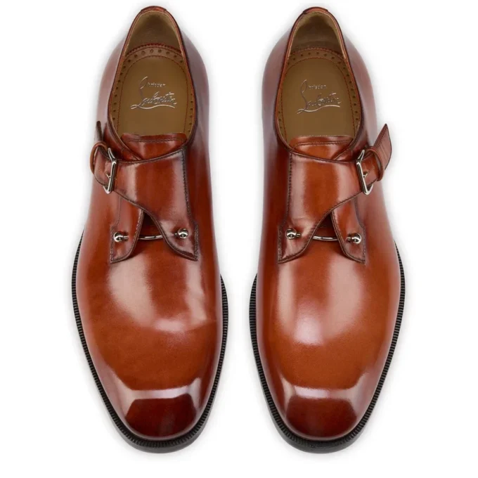 Chambelimonk – Scarpe con fibbia – Pelle di vitello patinata – Palio – Uomo Chambelimonk – Scarpe con fibbia – Pelle di vitello patinata – Palio – Uomo