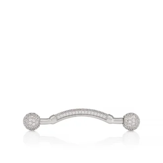 Chambelink Strass – Gioielli per scarpe – Metallo e strass – Argento Chambelink Strass – Gioielli per scarpe – Metallo e strass – Argento