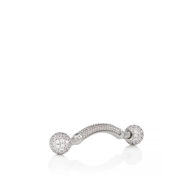 Chambelink Strass – Gioielli per scarpe – Metallo e strass – Argento Chambelink Strass – Gioielli per scarpe – Metallo e strass – Argento