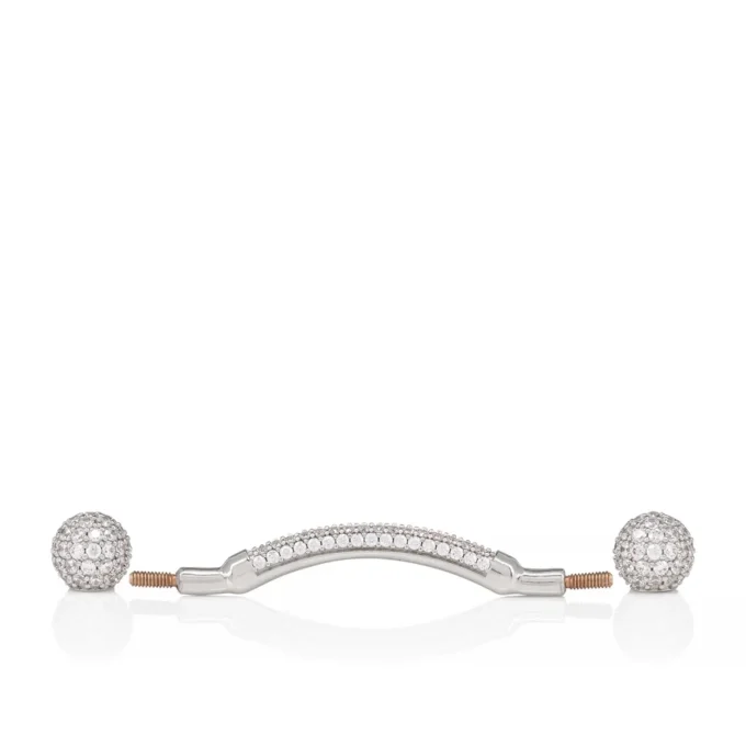 Chambelink Strass – Gioielli per scarpe – Metallo e strass – Argento Chambelink Strass – Gioielli per scarpe – Metallo e strass – Argento