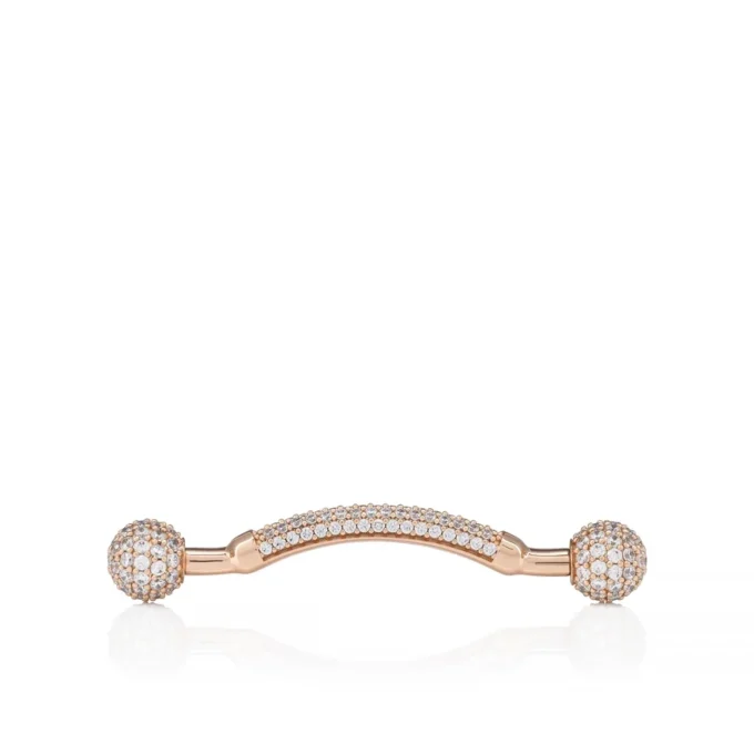 Chambelink Strass – Gioielli per scarpe – Metallo e strass – Oro rosa