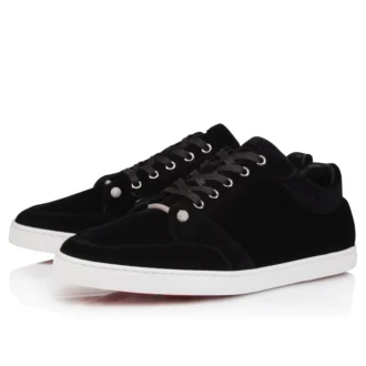 Chambelisneak Pin Strass – Sneakers – Velluto – Nero – Uomo