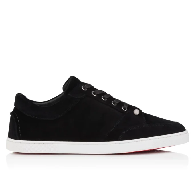 Chambelisneak Pin Strass – Sneakers – Velluto – Nero – Uomo