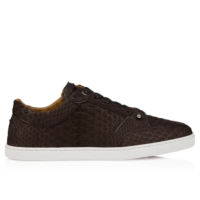 Chambelisneak – Sneakers – Pelle di pitone – Caffè – Uomo Chambelisneak – Sneakers – Pelle di pitone – Caffè – Uomo