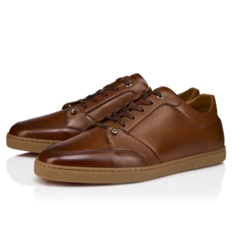 Chambelisneak – Sneakers – Pelle di vitello patinata – Havane – Uomo Chambelisneak – Sneakers – Pelle di vitello patinata – Havane – Uomo