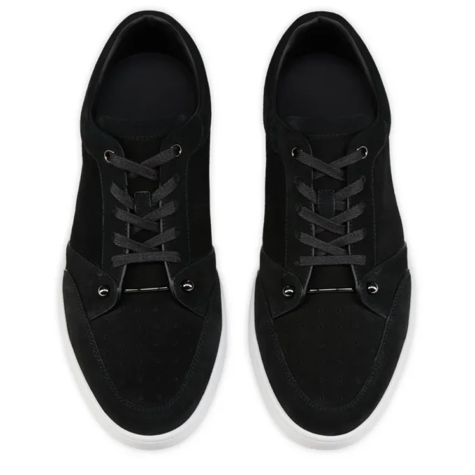 Chambelisneak – Sneakers – Pelle di vitello rovesciata – Nero – Uomo