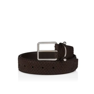 Chambeliss – Cintura – Pelle di pitone nabuk – Cafa