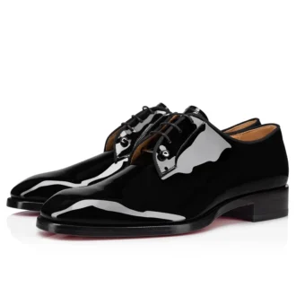 Chambeliss – Derby – Pelle di vitello verniciata – Nero – Uomo