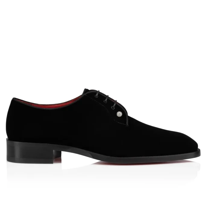 Chambeliss Night Strass – Derby – Velluto – Nero – Uomo