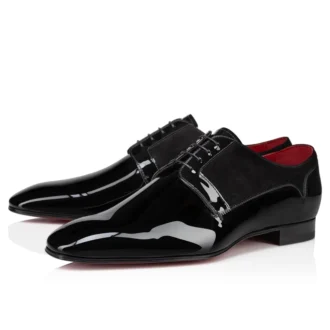 Chickito – Derby – Pelle verniciata – Nero – Uomo