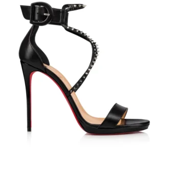 Choca Lux – Sandali con cinturini da 120 mm – Pelle di capretto – Nero – Donna Choca Lux – Sandali con cinturini da 120 mm – Pelle di capretto – Nero – Donna
